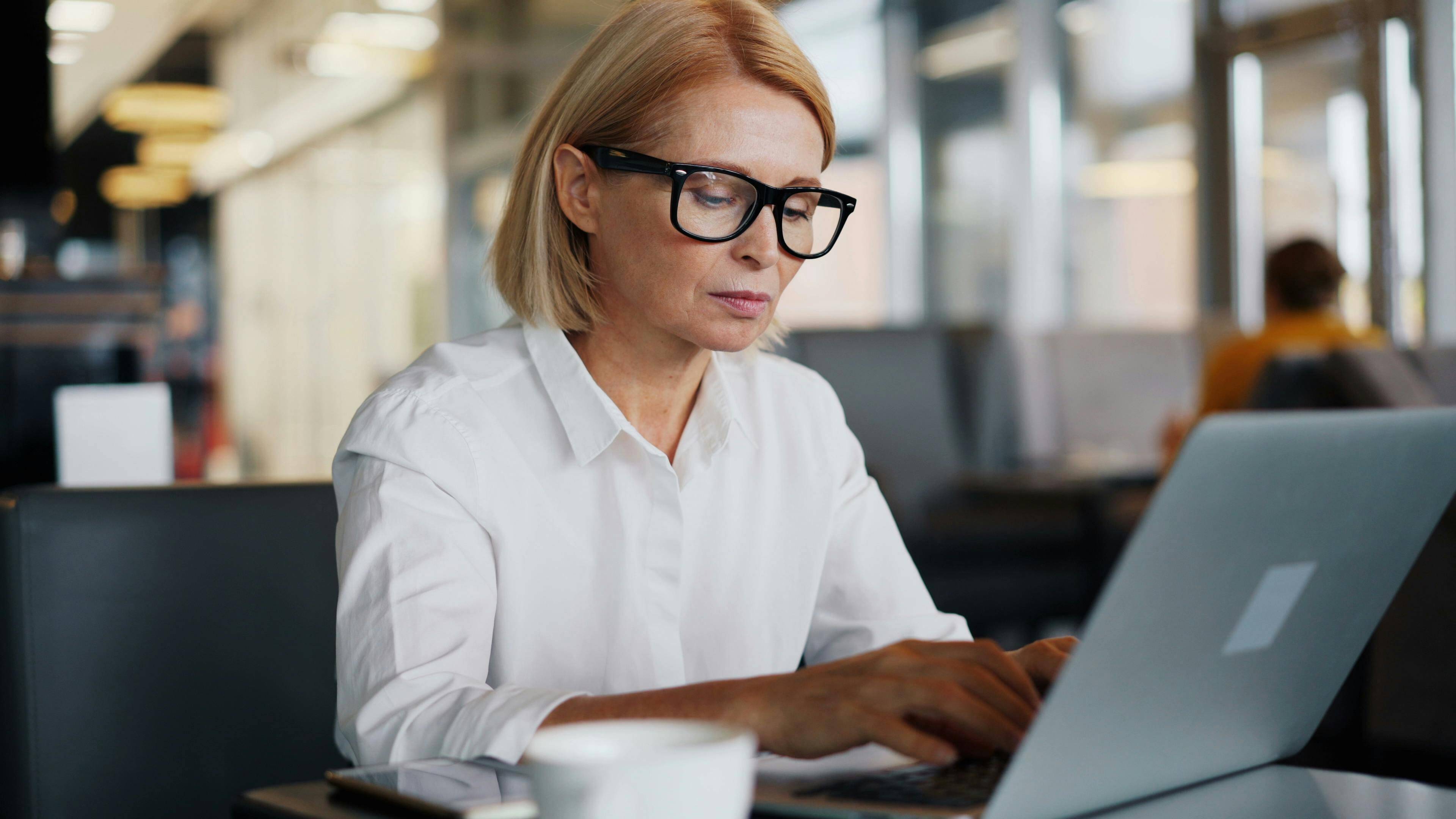 Woman on laptop